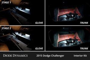 Dodge Challenger Interior LED Kit - Diode Dynamics - Stage 1 - Cool White - `15-`23